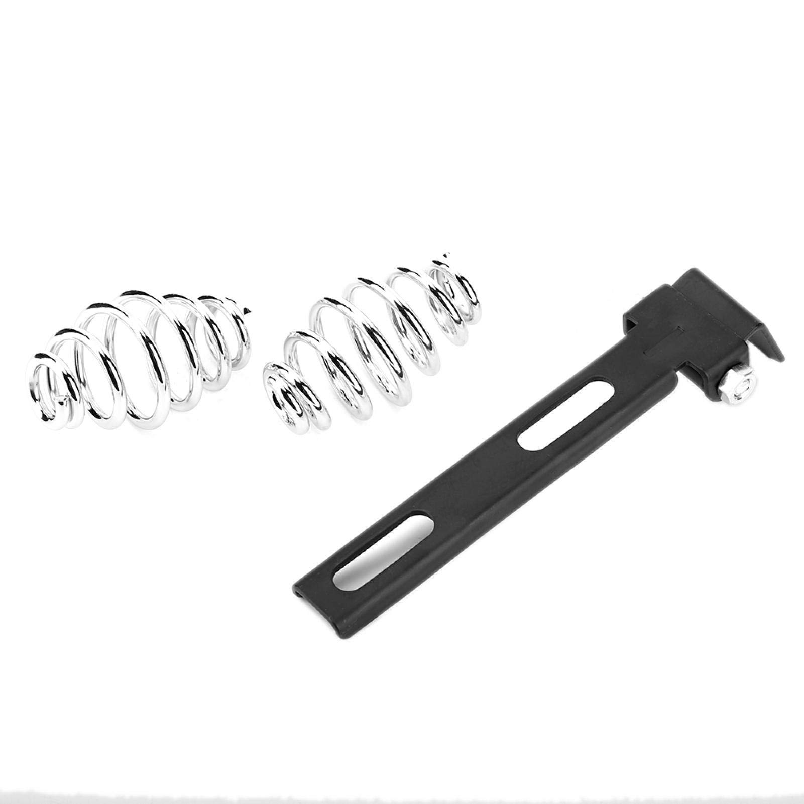 Molle del sedile del motociclo, set di staffe molle della sella del sedile del motociclo in acciaio inossidabile adatto per Bobber