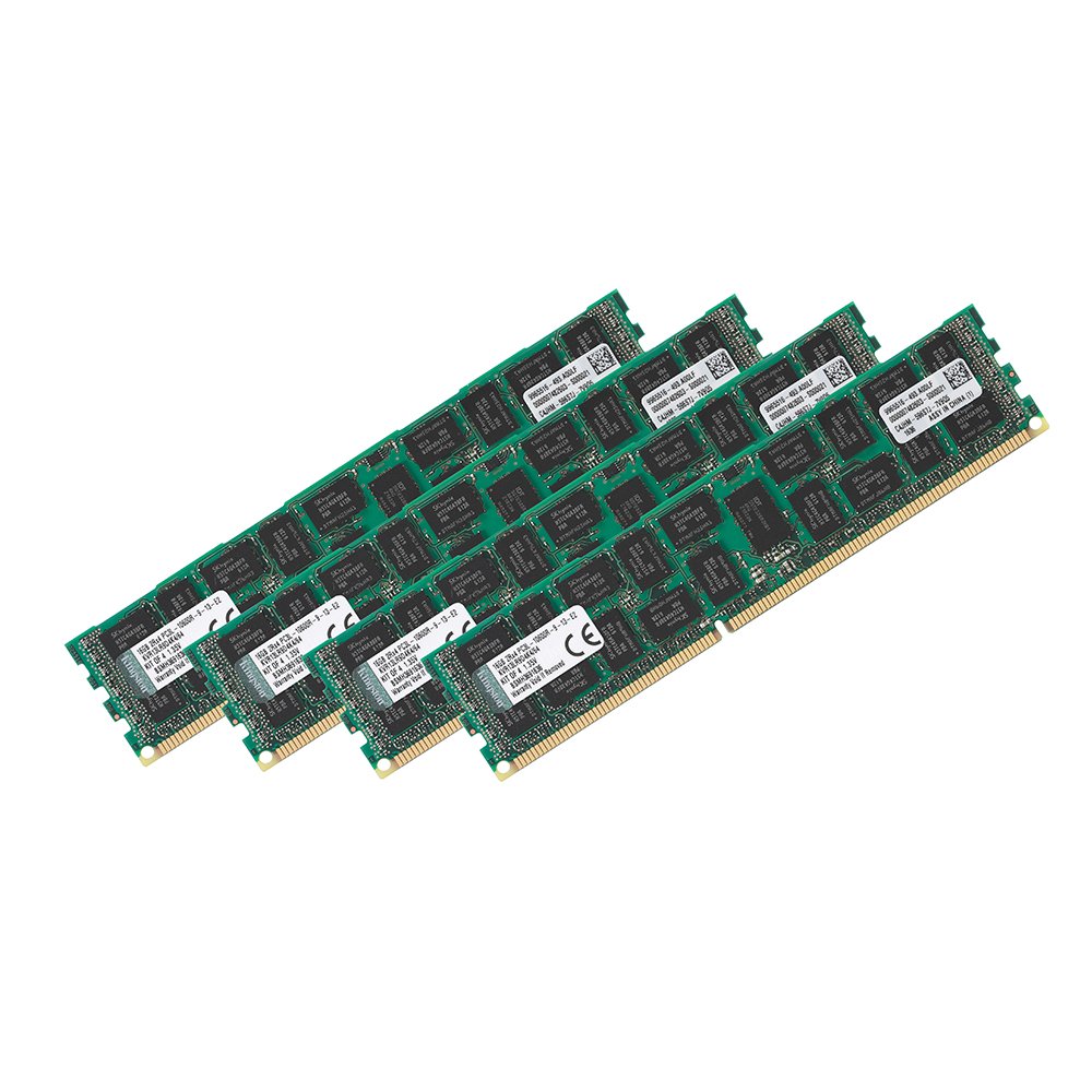 Kingston Technology ValueRAM 64 GB Kit of 4 (4x16 GB Modules