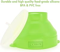 Vista 6 de El Palomitero Original de Korcci para Microondas de Silicona, Palomitero para Microondas sin BPA, Recipiente Plegable para Hacer Palomitas