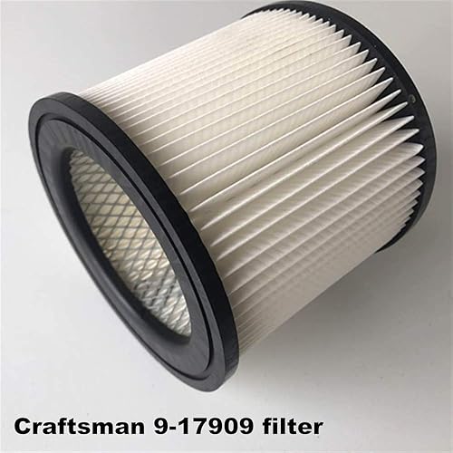 Miniatura 3 de MODRIAN Filtro de vacío de cartucho de repuesto 17909 compatible con Craftsman 9-17909 Filtro de repuesto de aspiradora de pared de uso general,