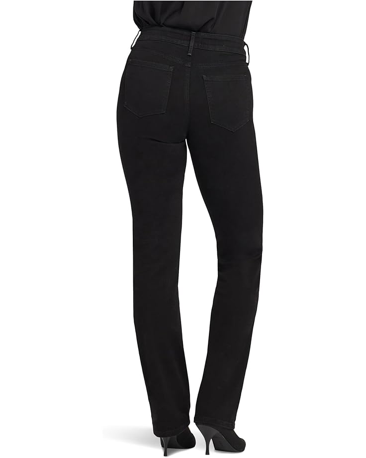 NYDJ Marilyn Straight Jeans in Black Rinse - #2 of 2