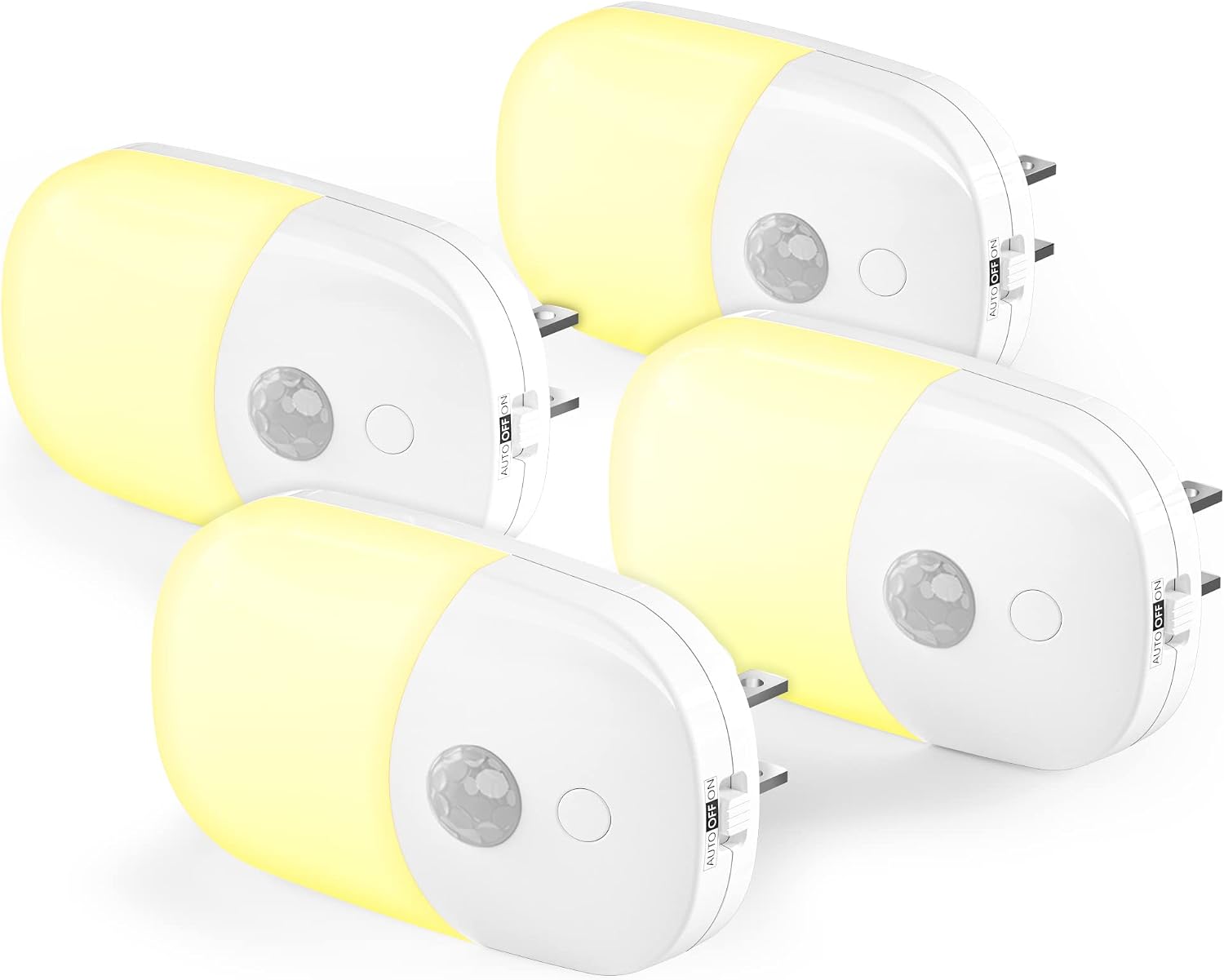 Maz Tek Luz Nocturna Regulable Con Sensor De Movimiento Enchufable 