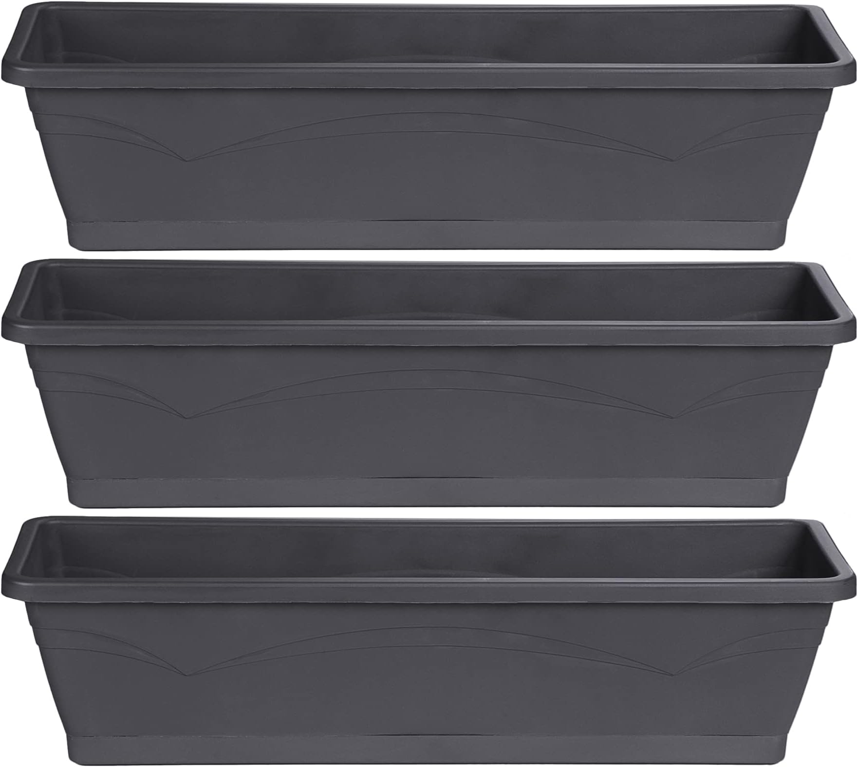 Bac à Fleurs Rectangulaire Rouge Cardinal - IDRALITE - Schio Cassa