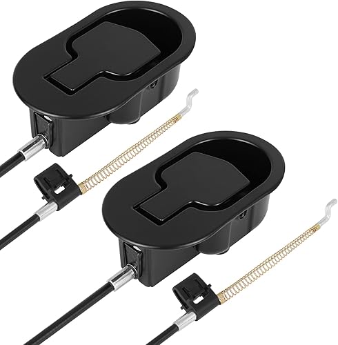 Nonley Piezas de repuesto para reclinables con mango de tracción y cable de liberación piezas de mecanismo de mango reclinable de reparación de alta