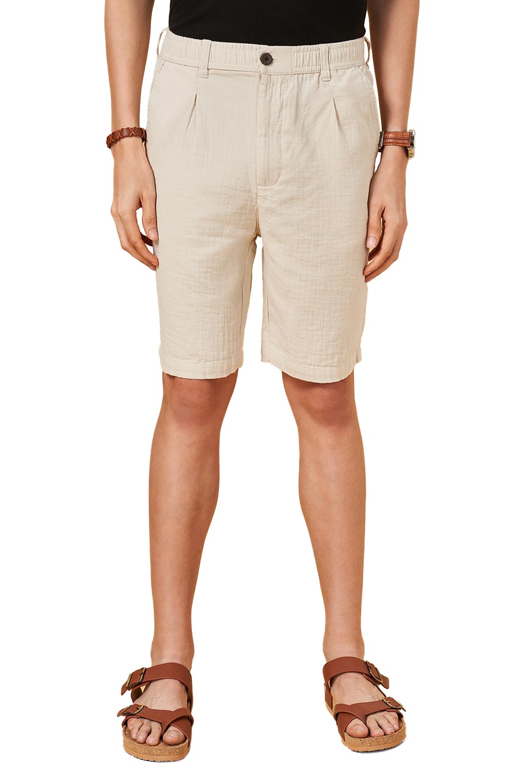 7 alt by pantaloons Men's Chino Shorts-picture-32