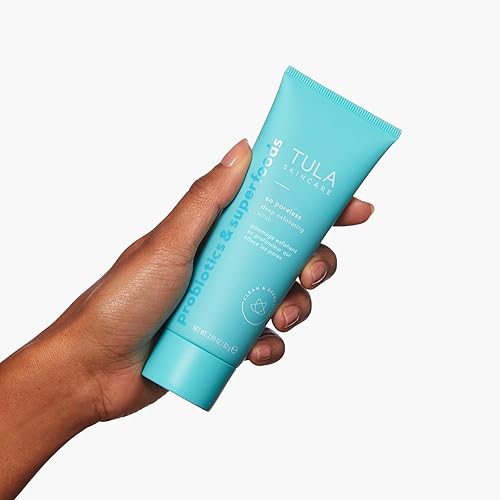 Miniatura 4 de TULA Skin Care So Poreless Exfoliating Blackhead Scrub - Exfoliación potente y suave, refrescante y suavizante, contiene extractos probióticos,