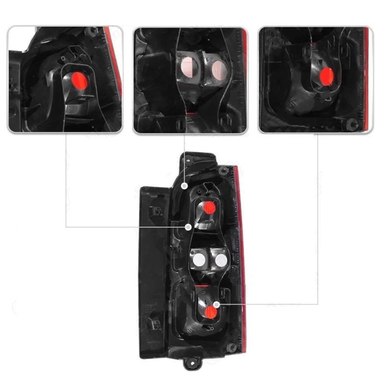 Luces Traseras Piloto Trasero Para Peugeot Para Expert (2016-2021) Para Traveller (2016+) Luz De Freno Y Luz De Señalización. Luz Trasera Piloto Trasero(Izquierda)