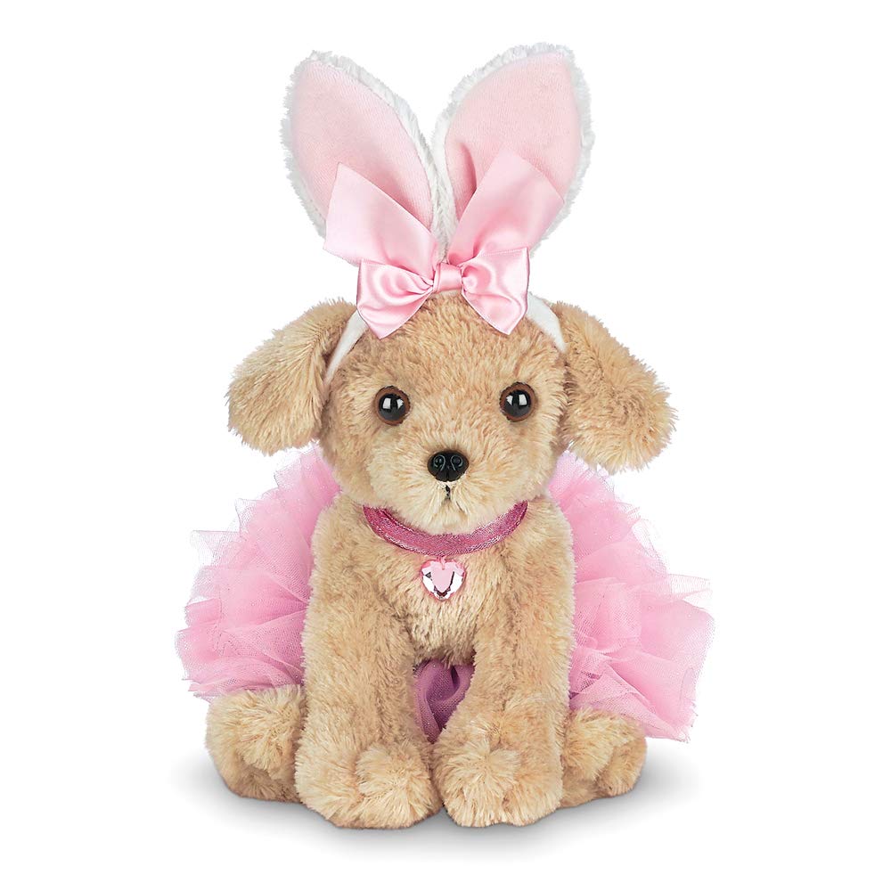 plush dog with bunny ears