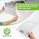 3pcs W10169961A 5 Layer Extractor Fan Silver Range Hood Filter, Aluminum Mesh Hood Grease Filter 10.5 x 12 Inch Fit for Whirlpool, Kitchen Aid, Range Hoods
