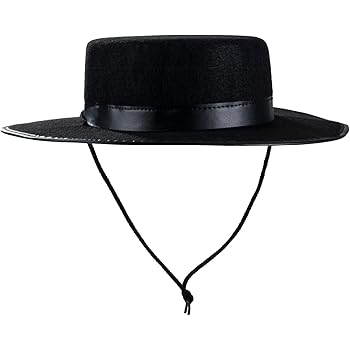 black gaucho hat