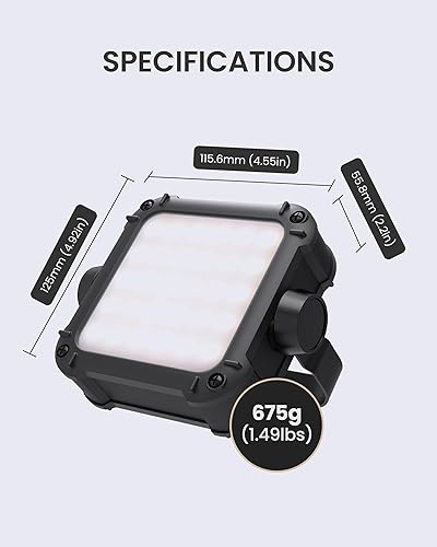 Miniatura 7 de CLAYMORE Ultra2 3.0 (XL) - Luz LED recargable al aire libre para camping, tienda de campaña, mochileros, emergencia y uso industrial. Linterna