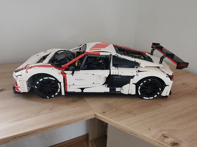 CA NA LLA Rastar de Voiture pour Adulte Audi R8 LMS GT3-3314 Pièces | Voiture à Construire avec pièces et Blocs, Assembler, Collectionner et Profiter | Réplique échelle 1