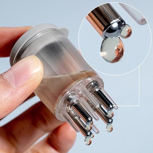 Miniatura 2 de minkissy Masajeador de cabello Masajeador de cuero cabelludo Aplicador de crecimiento del cabello Peine Aplicador de cuero cabelludo Aplicador de