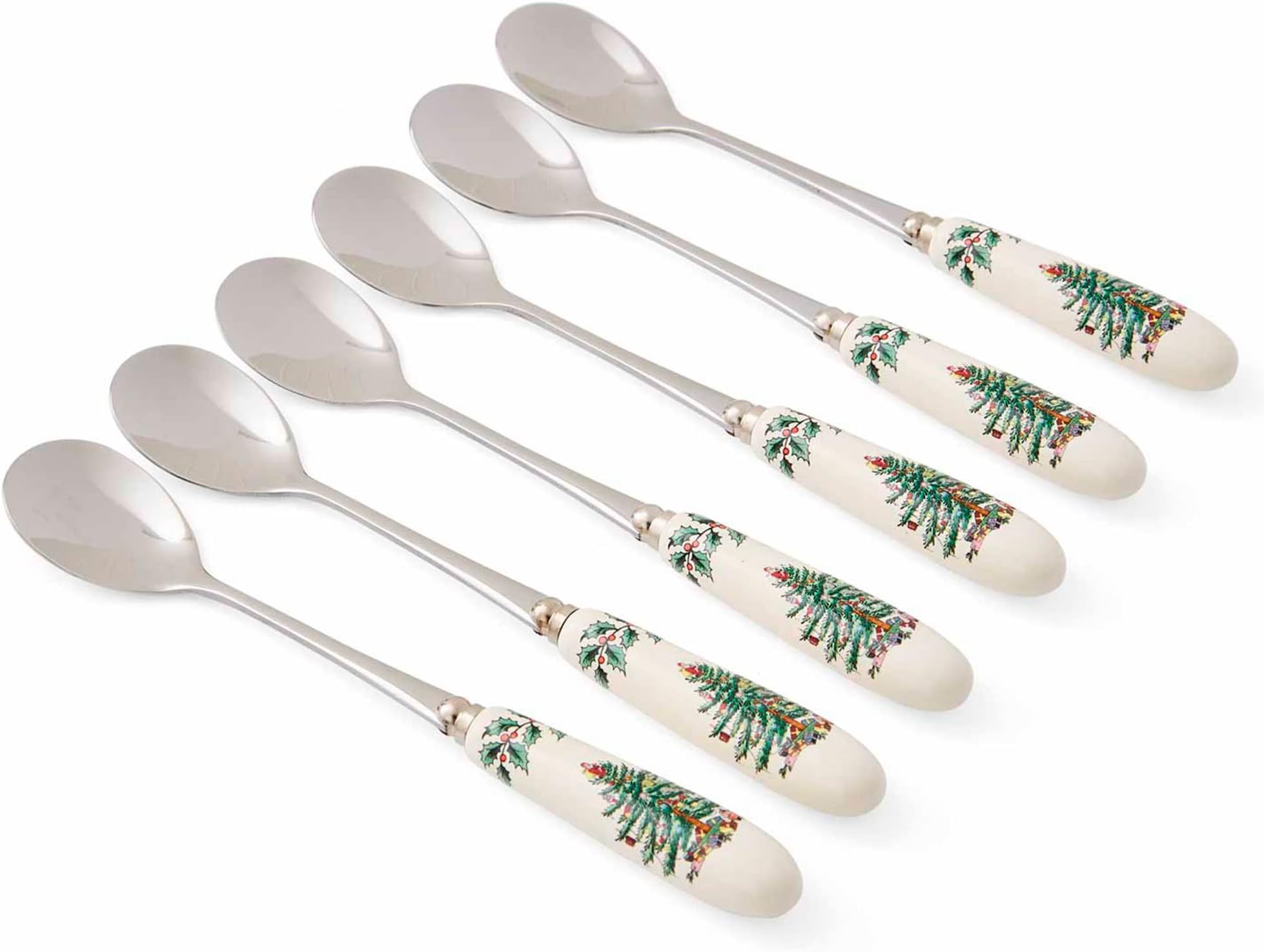 Tea Spoons Boxed Set, Stainless Steel, Multi-Colour, Set of 6
