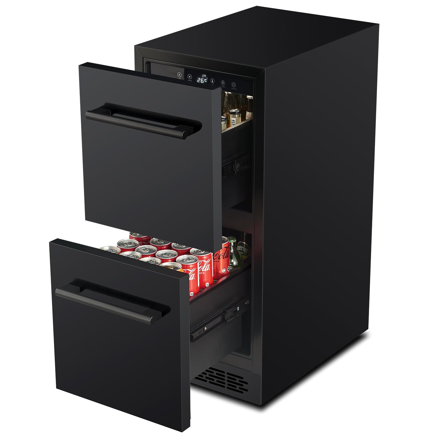 Vesgolden BC-96WS-black 3.4 cu ft Beverage Cooler Black