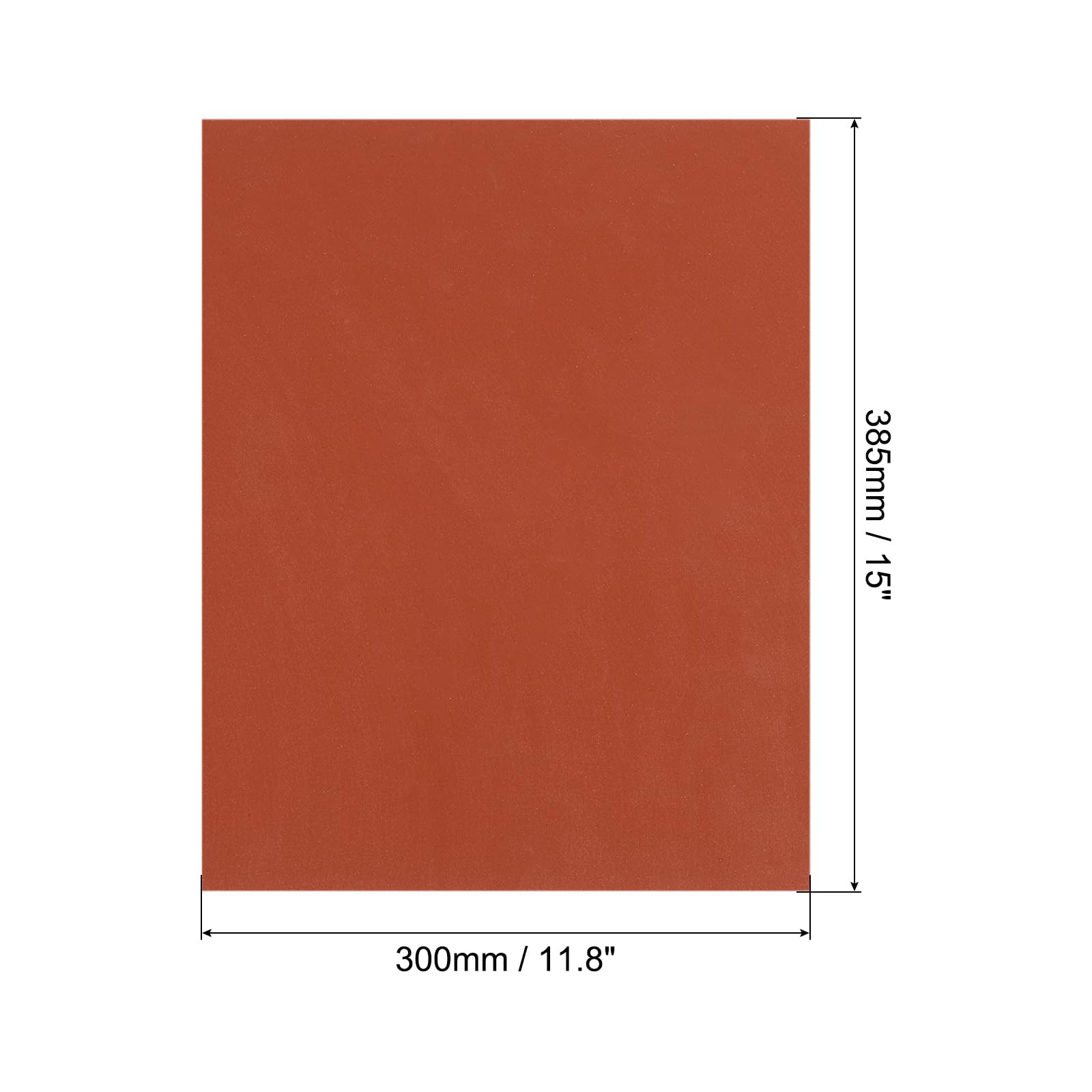 QUARKZMAN 30cmx38.5cm Silikon-Heizpressen-Pad-Matte 0,3" (0,8 cm) dick für Heizpressenmaschine Flache Heiztransfer-Pad-Ersatz