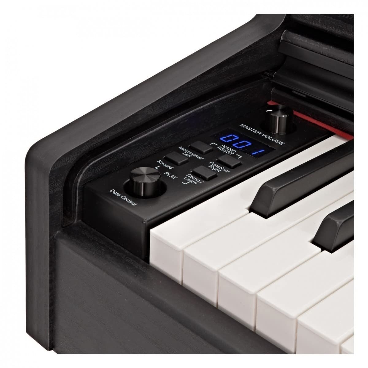 Pianoforte digitale 88 tasti pesati con supporto, 3 pedali e accessori | 88 Tasti Pesati Sensibili al Tocco, Suono Stereo Ricco con Riverbero, Registrazione 2 Tracce, 3 Pedali