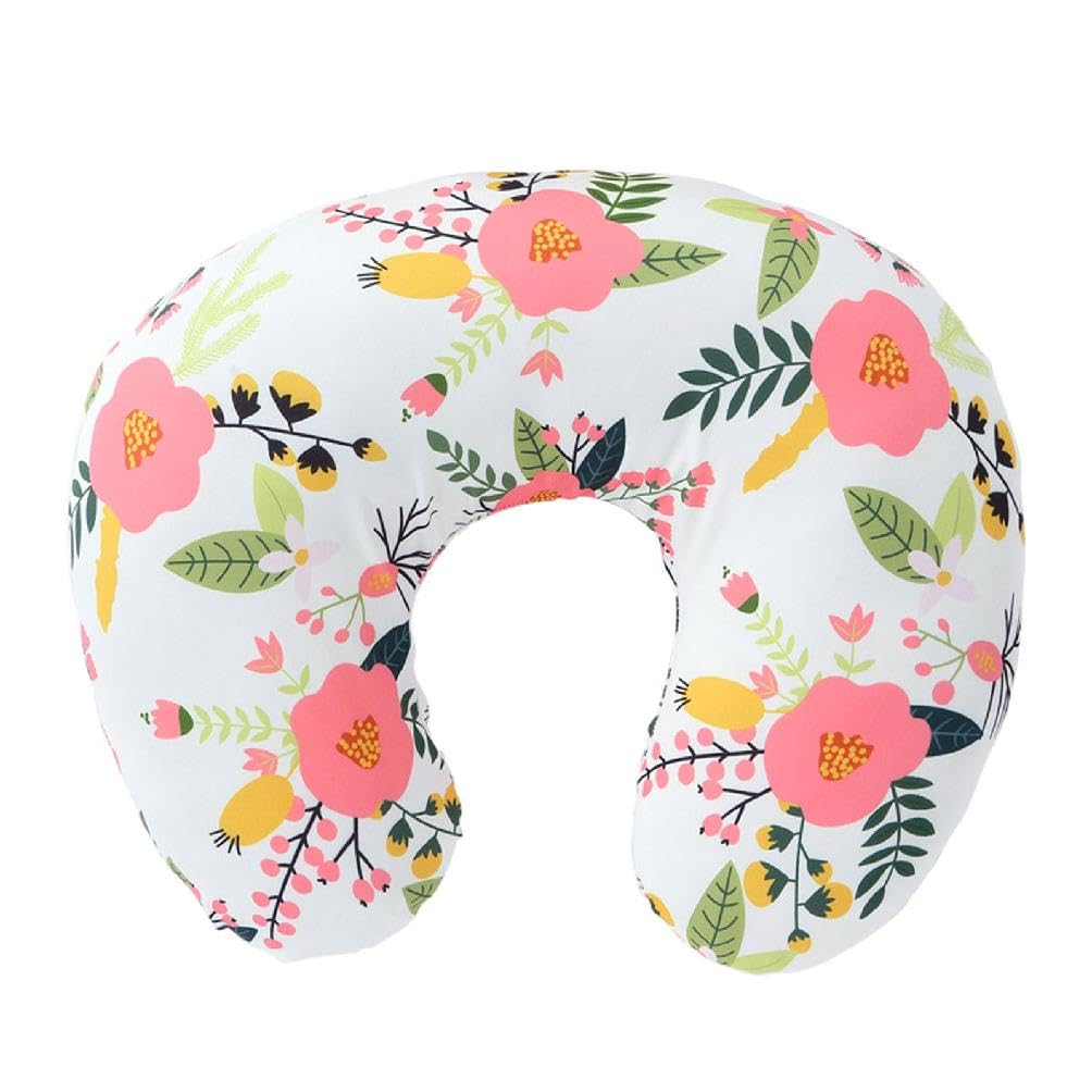 Ranuw Removable Nursing Pillow Cover Bedding U-Shape Nursing Pillow Covers Lovely Printed Breastfeeding Pillow Cover Breastfeeding Pillow Cover Cotton