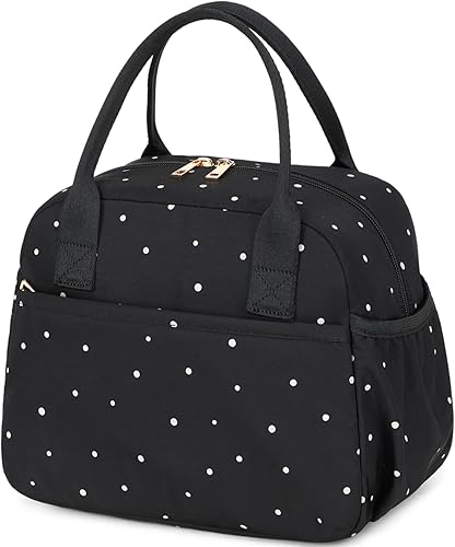 Miniatura 22 de CAMTOP Lonchera para mujer, bolsa de almuerzo aislada, lonchera con hielera térmica, a prueba de fugas, con diseño acolchado, bolsa de almuerzo Todo