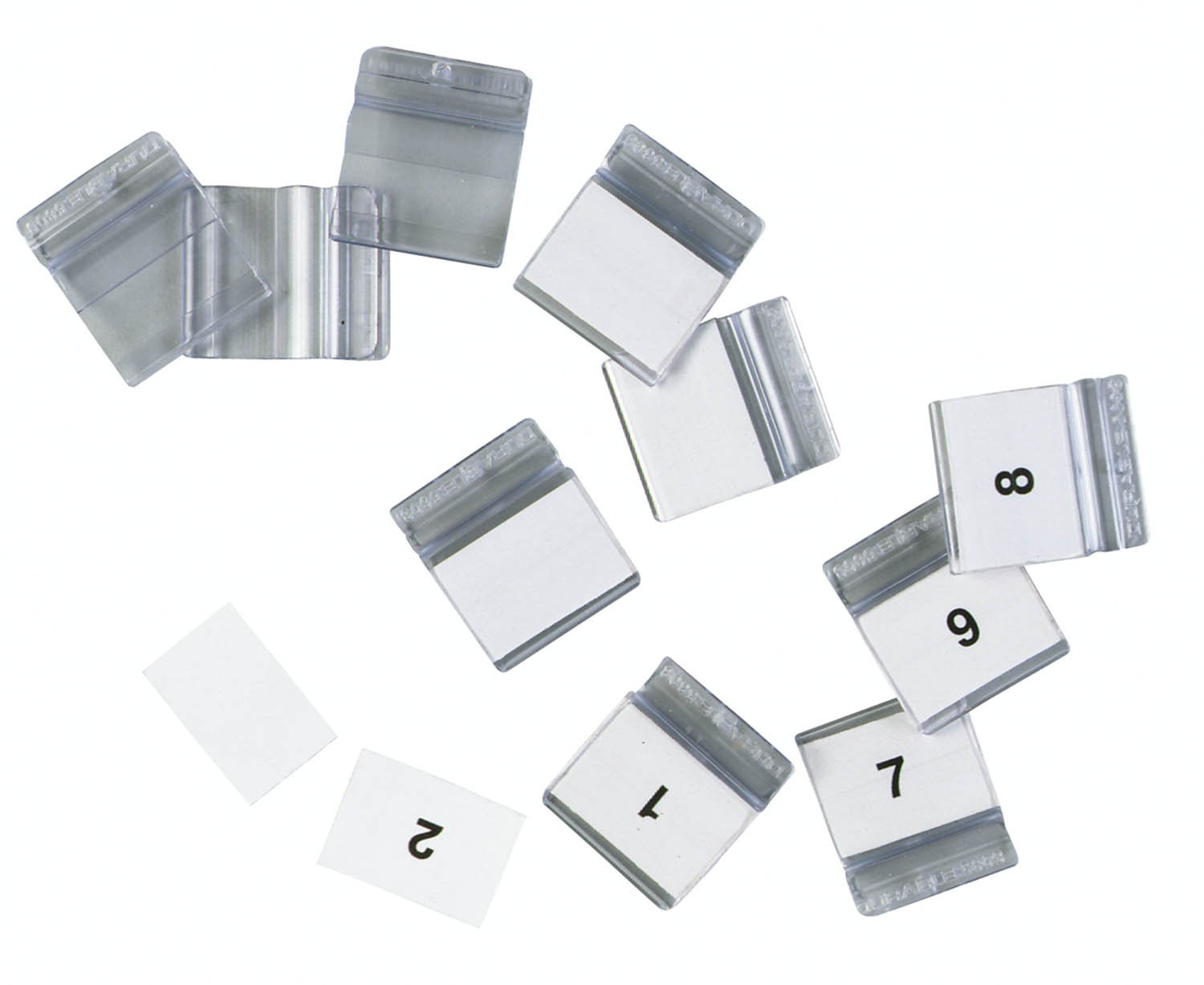 Durable560319 Rider for display panels Sherpa, 23 mm, bag of 10 pieces, transparent