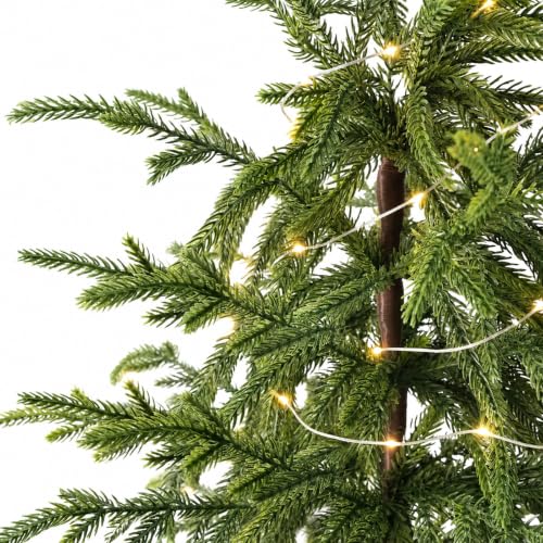 2 Pack, Pre-Lit 3FT Artificial Norfolk - image 3