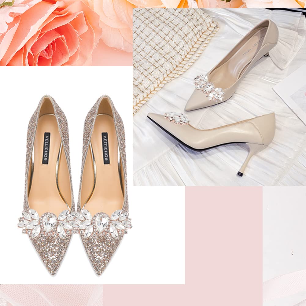 rose gold bridal flats