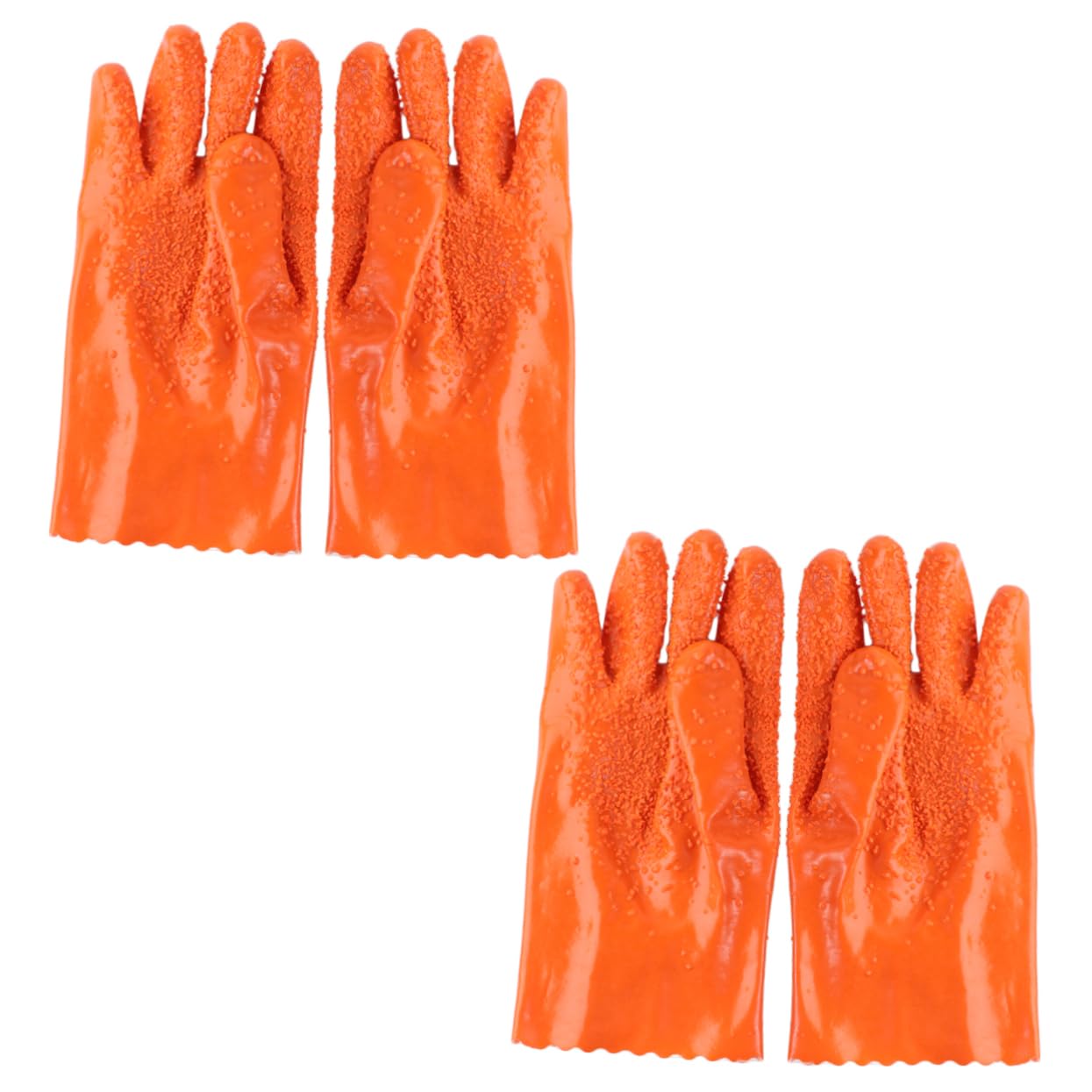BESPORTBLE 2-pack Skidproof Bump Grain Fishing Gloves Non-slip Waterproof Gloves Fishbone Protection for Adults Indoor