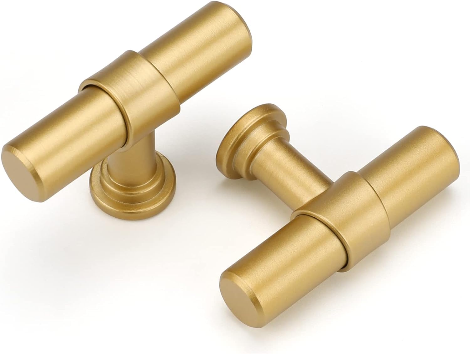 Poignée dorée pour armoire de cuisine lot de 10 boutons en acier pour relooker une commode