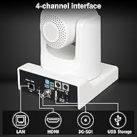 Vista 17 de SMTAV PTZ Camera,30X NDI PTZ Camera with AI Tracking and HDMI/SDI/USB3.0/IP Streaming Outputs for Church,Conference,Events,Teaching