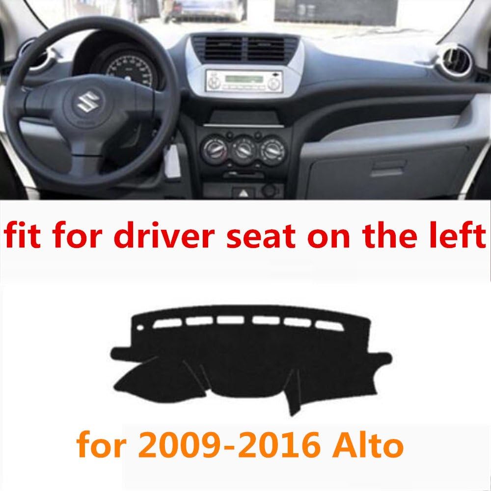 HEALiNK Car Dashboard Cover Mat for Suzuki Alto 2009-2016