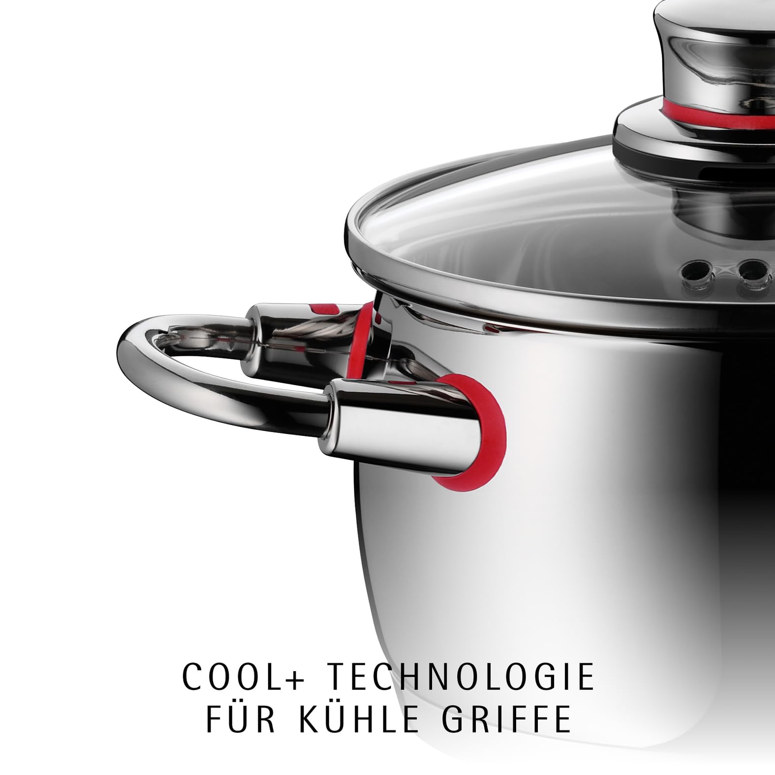 WMF Quality One 24cm Fleischtopf mit Glasdeckel und Dampföffnung