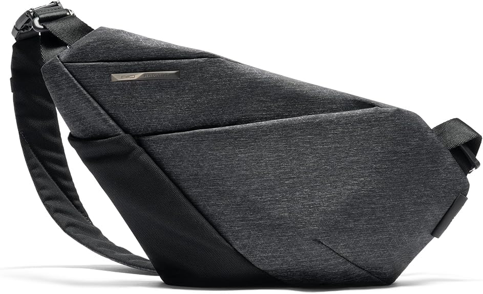 FINO V F5 Umhängetasche Herren Sling Bag Brusttasche Schultertasche, Grau