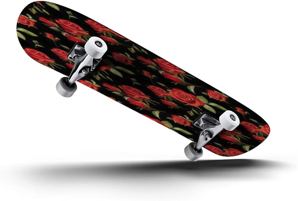 村上隆 FLOWER SKATEBOARD DECK RED Amazon.com : EFTOWEL Skateboards Seamless Floral Pattern