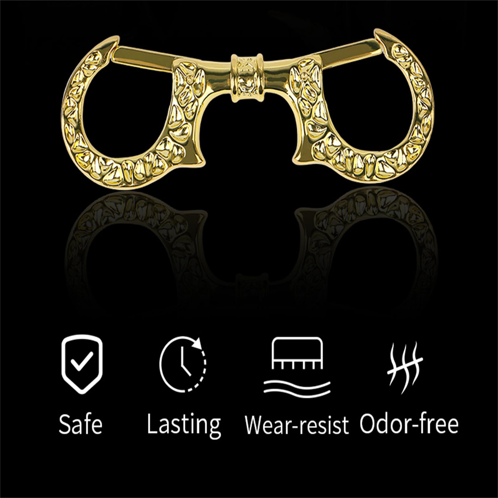 Verstellbar Leder Handschellen Flügelform Handfesseln mit Niete Flirt Handcuffs BDSM Bondage Handgelenk Manschetten Fetisch Slave Rollenspiel Kostüm Zubehör Sexspielzeug für Paare,Silber