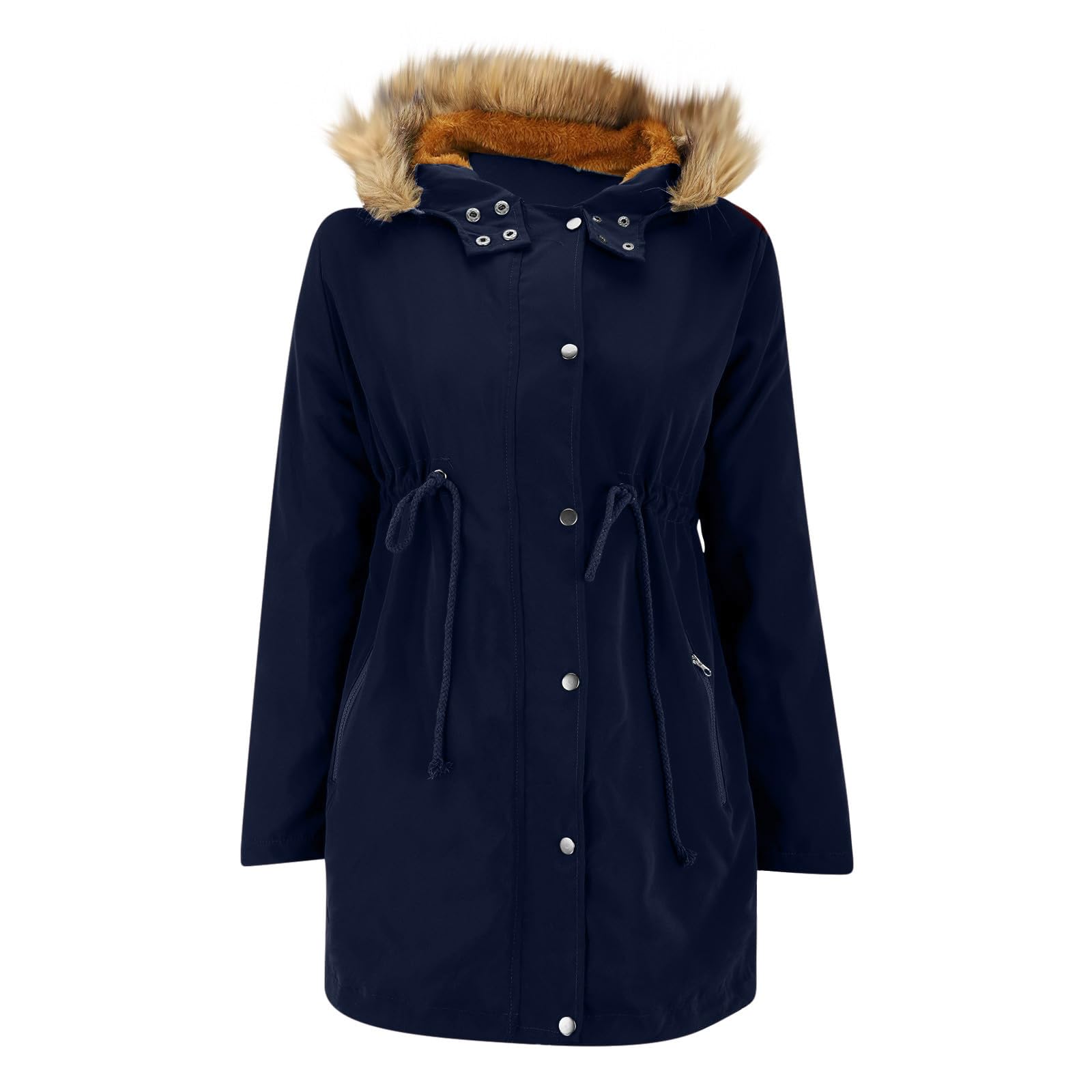 NSICBMNO Umstandsjacken für Damen, Babytragejacke, 3-in-1-Fleece, Reißverschluss, Känguru, Umstands-Kapuzenpullover, warme Winterjacken, Fleece-gefütterter Mantel, Schwangerschaftsjacke, Winterparka