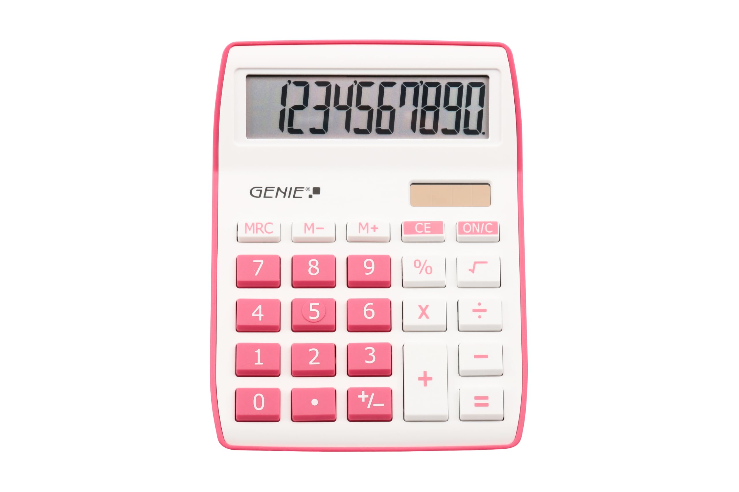 Genie 12264 Desktop Calculator - Pink