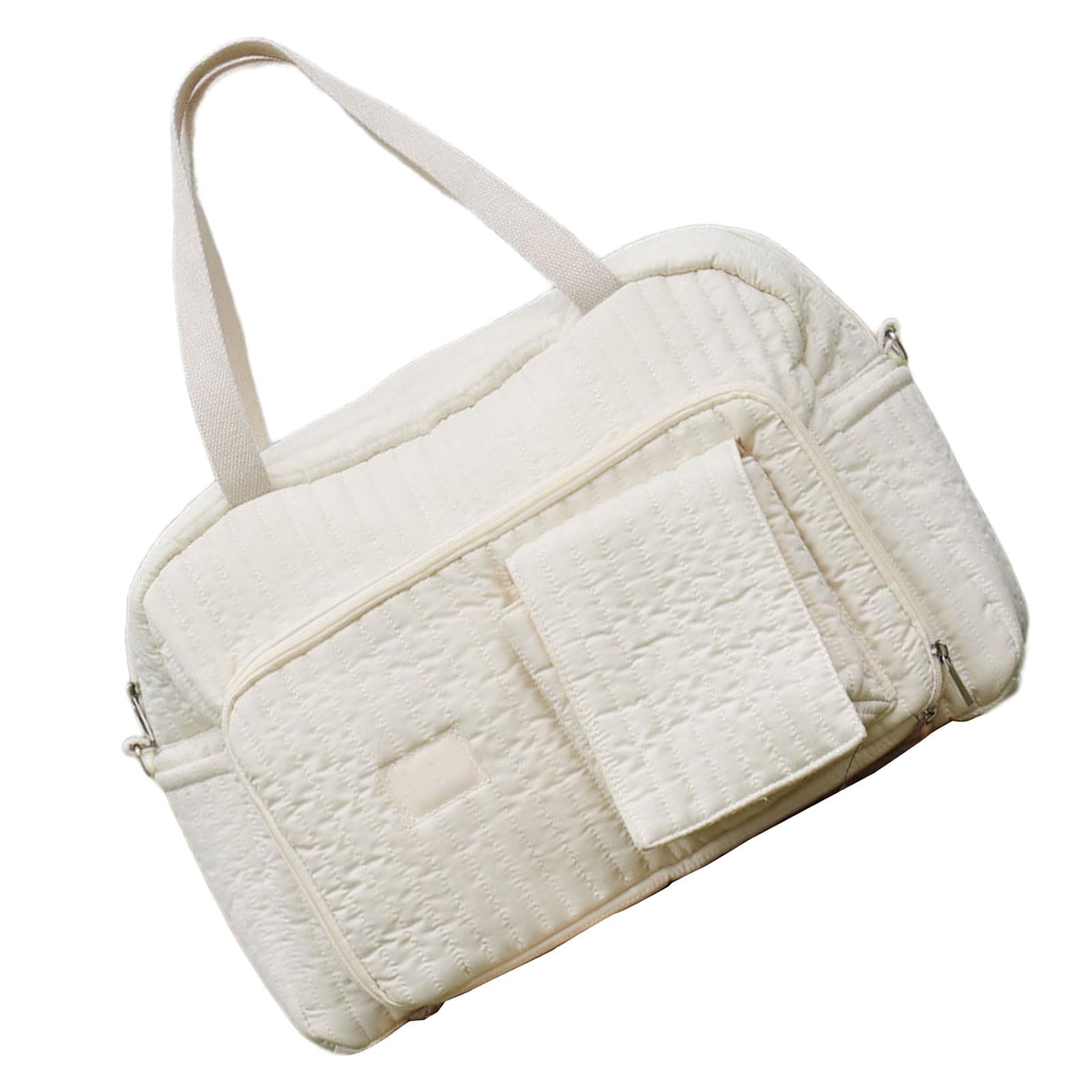 Bolsa de almacenamiento lavable de moda con diseño estratégico de compartimento para cambiar pañales, bolsa de pañales esencial