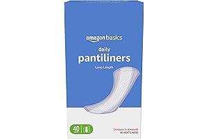 Amazon Basics Ultra Thin Panty Liners for All-Day Comfort and Protection