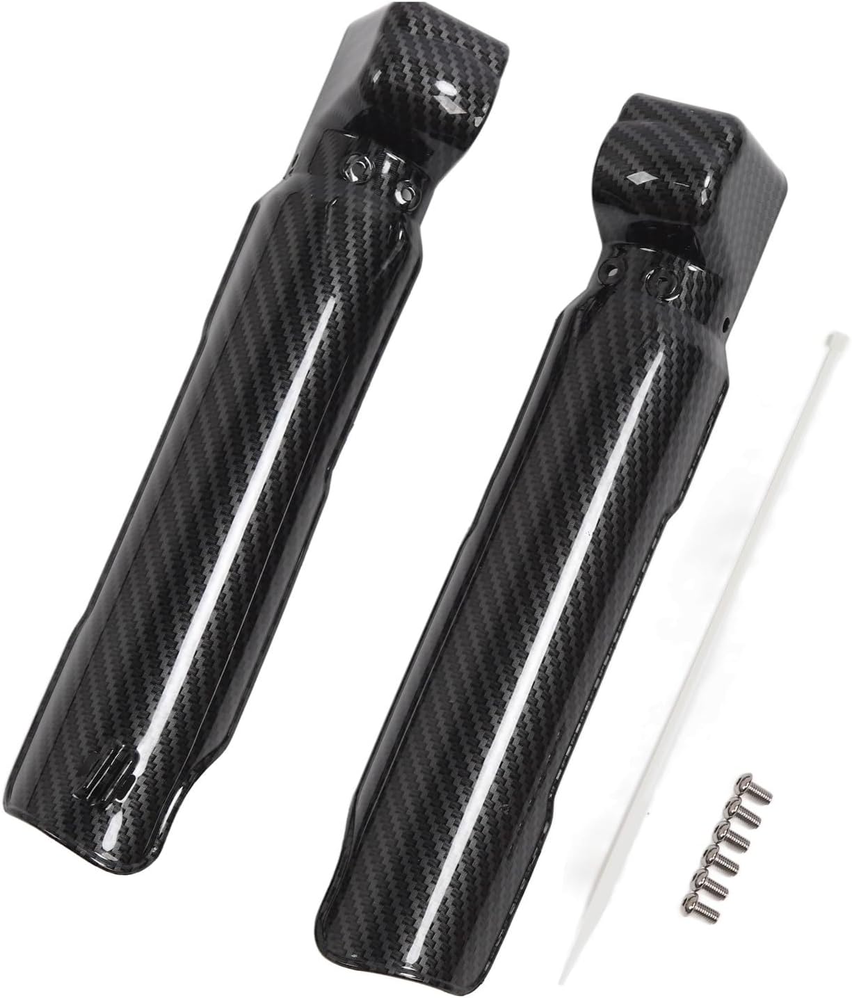 2PCS Shock Absorber Guard Carbon Fiber Pattern Motocycle Fork Guard Protector Replacement For SurRon Light Bee X S
