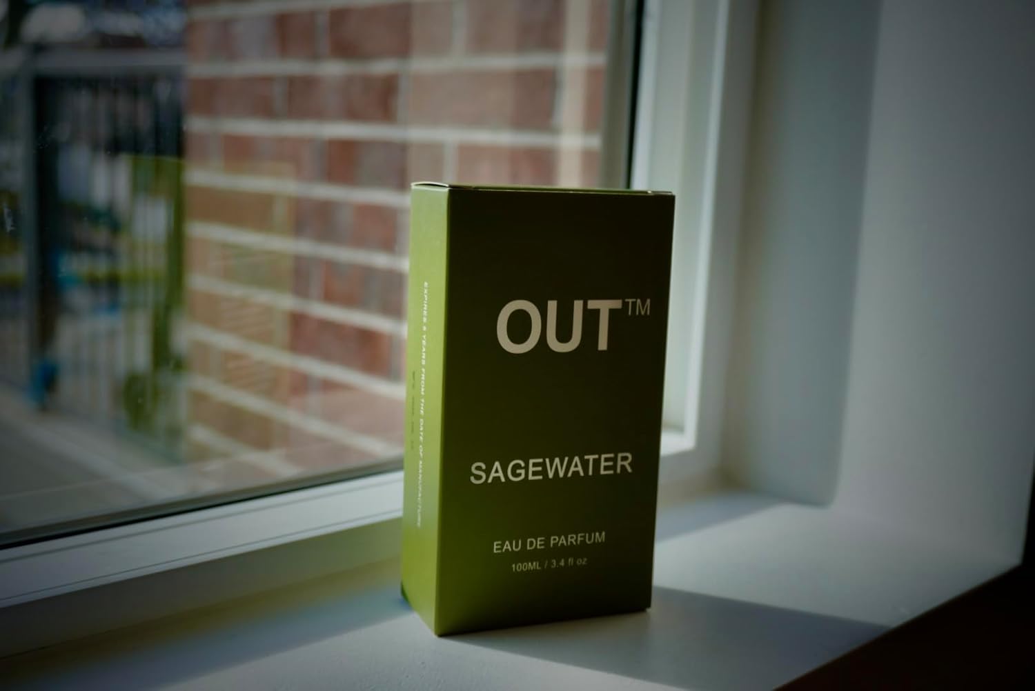 OUT Eau de Parfum, Men's Fragrance, Woody Scent with Sagebrush, Pine, and Amber Notes, Rugged yet Refined