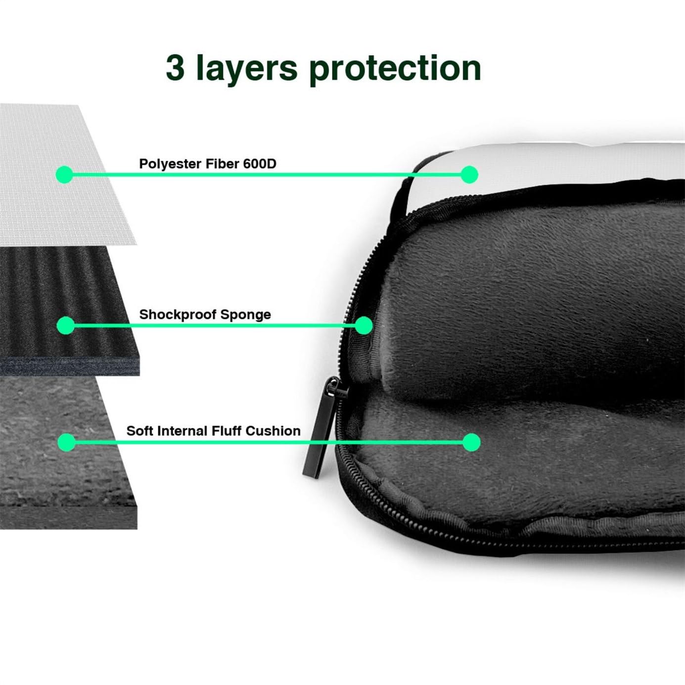 16-Zoll-Laptoptasche, buntes Gehirn: vielfältig denkende Laptoptasche, 40,6 cm (16 Zoll) Laptoptasche, Laptop-Rucksäcke
