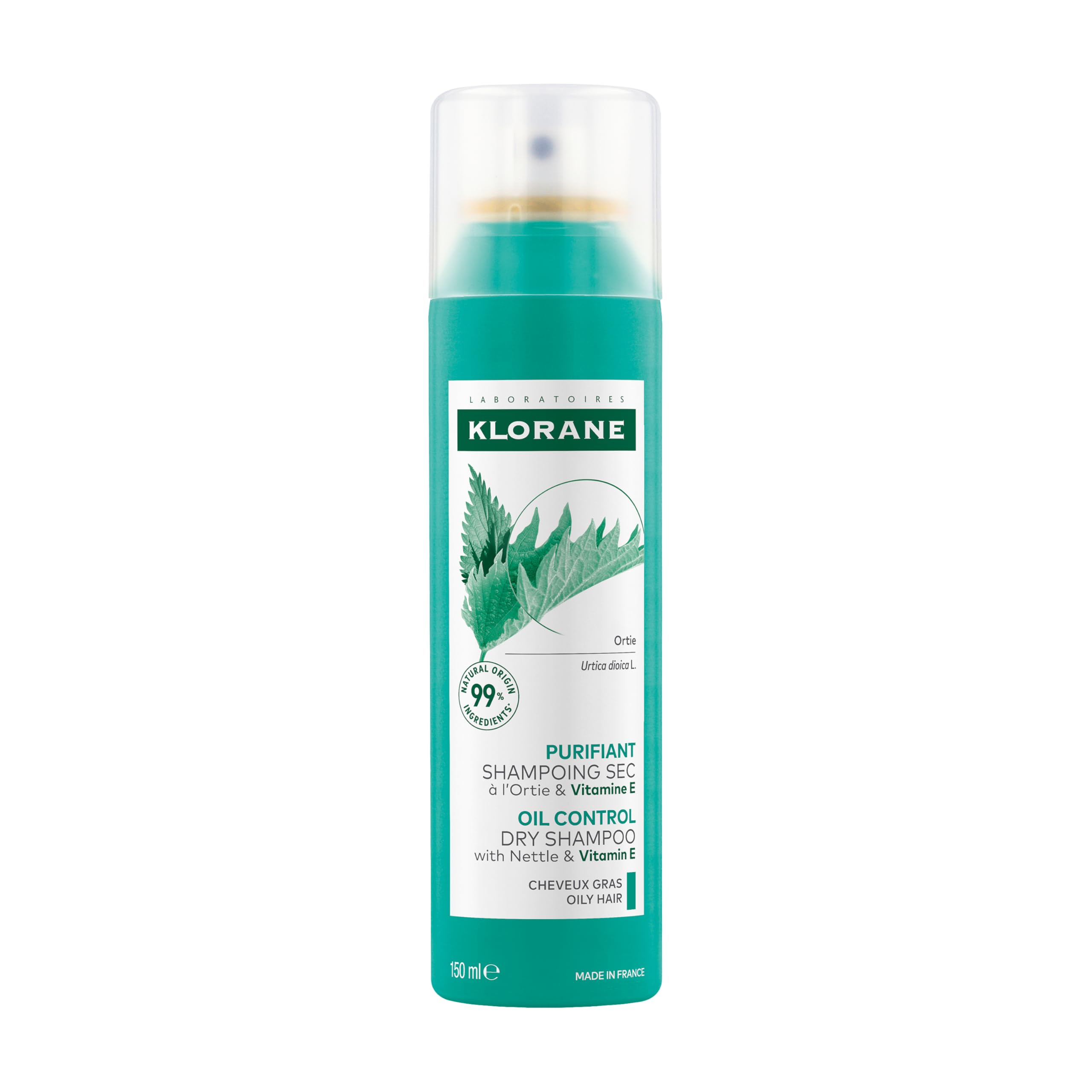 Klorane Dry Shampoo for Oily Hair With Nettle & Vitamin E