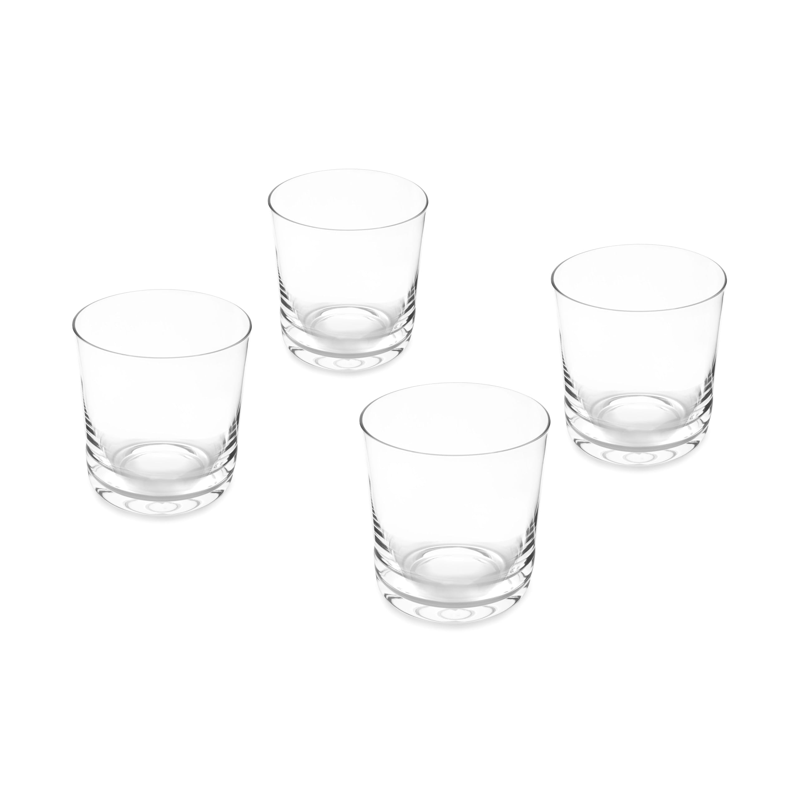 Jamie Oliver Big Love Top Tumbler, Set mit 4 transparenten Trinkgläsern, ideales Trinkgeschirr für Wasser, Saft oder Cocktails, spülmaschinenfest, in Geschenkbox