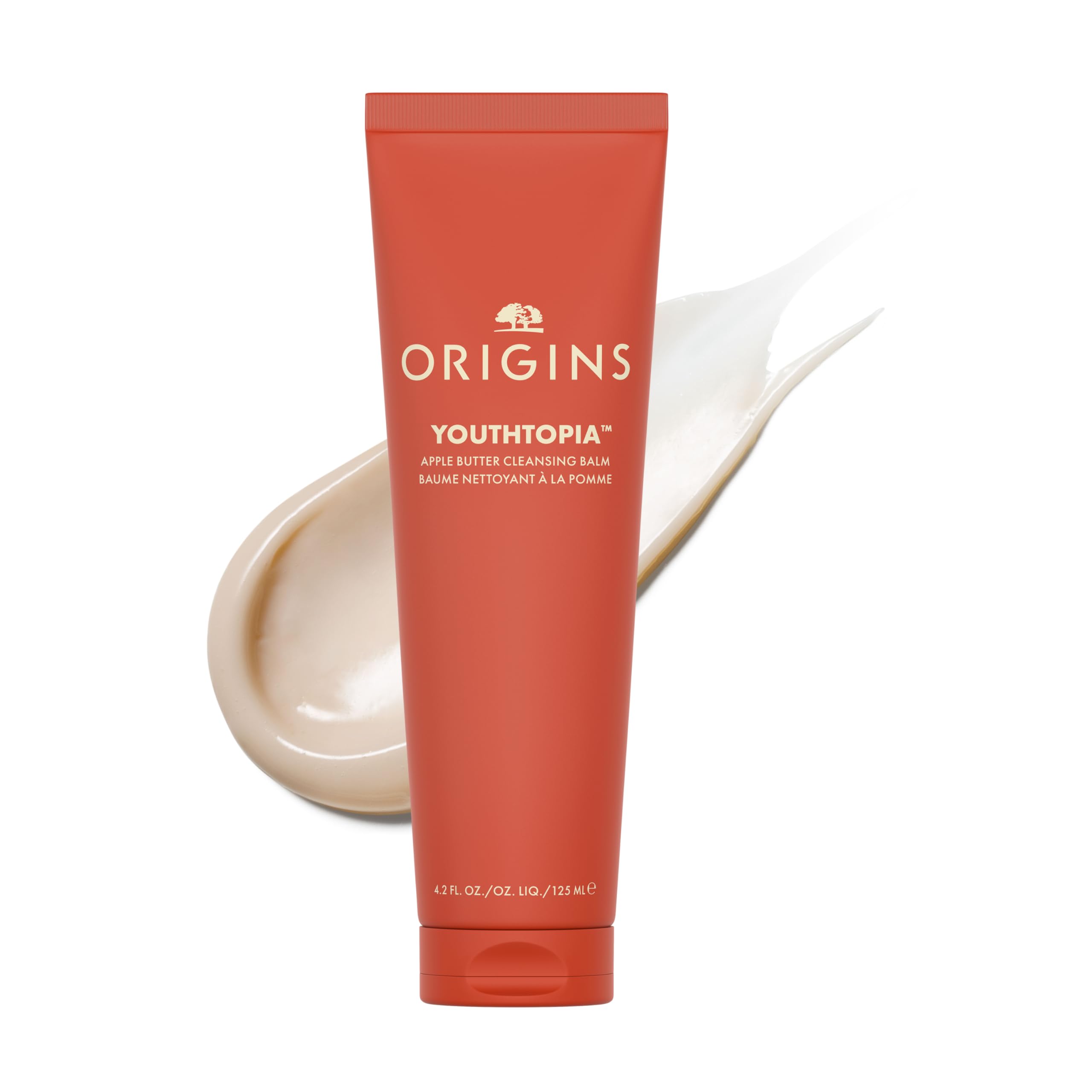 Origins Youthtopia Baume Nettoyant à la Pomme, Nettoie, aide à éliminer le maquillage et protège la barrière Hydratante de la peau, Contient du beurre de karité et de la glycérine 125 ml