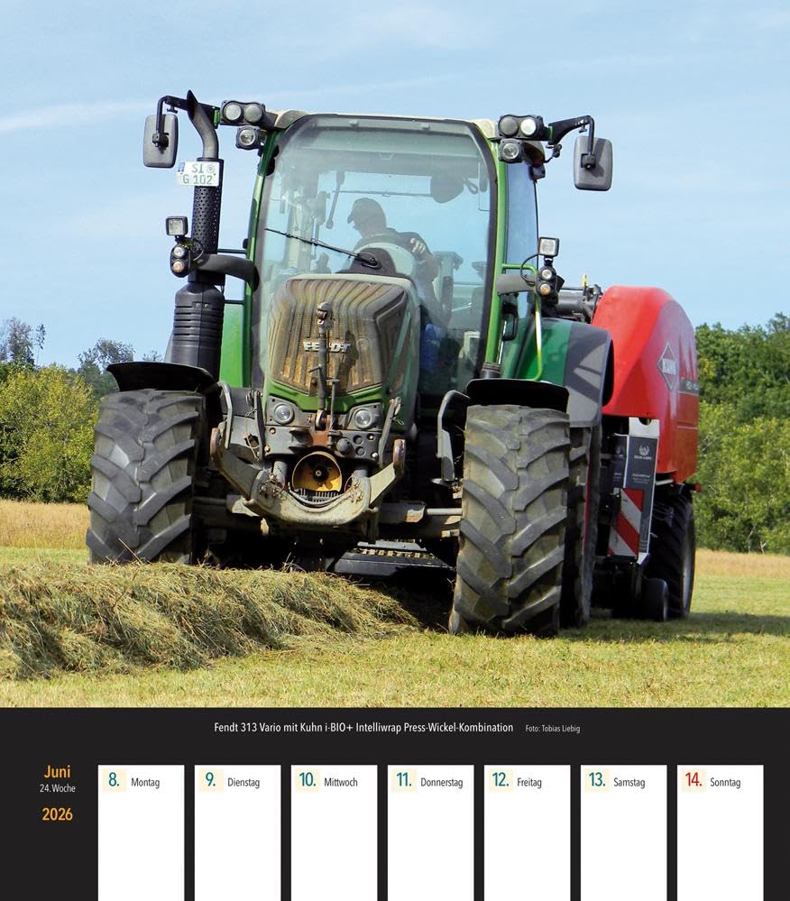 Fendt Traktoren 2026 Wochenkalender