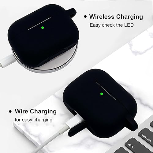 Miniatura 5 de Funda compatible con AirPods Pro de 2 generación con kit de limpieza, funda protectora de silicona para auriculares Apple AirPod Pro de 21