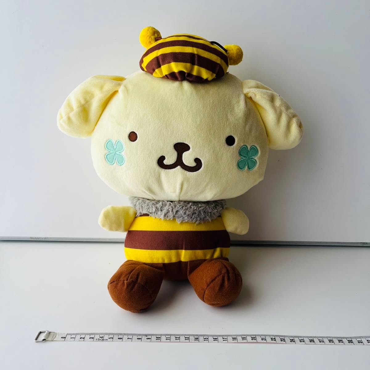 サンリオ ポムポムプリン ぬいぐるみ ミツバチ はち 蜂 プリン 当時物 レトロ サンリオ ポムポムプリン ぬいぐるみ ミツバチ はち 蜂 プリン