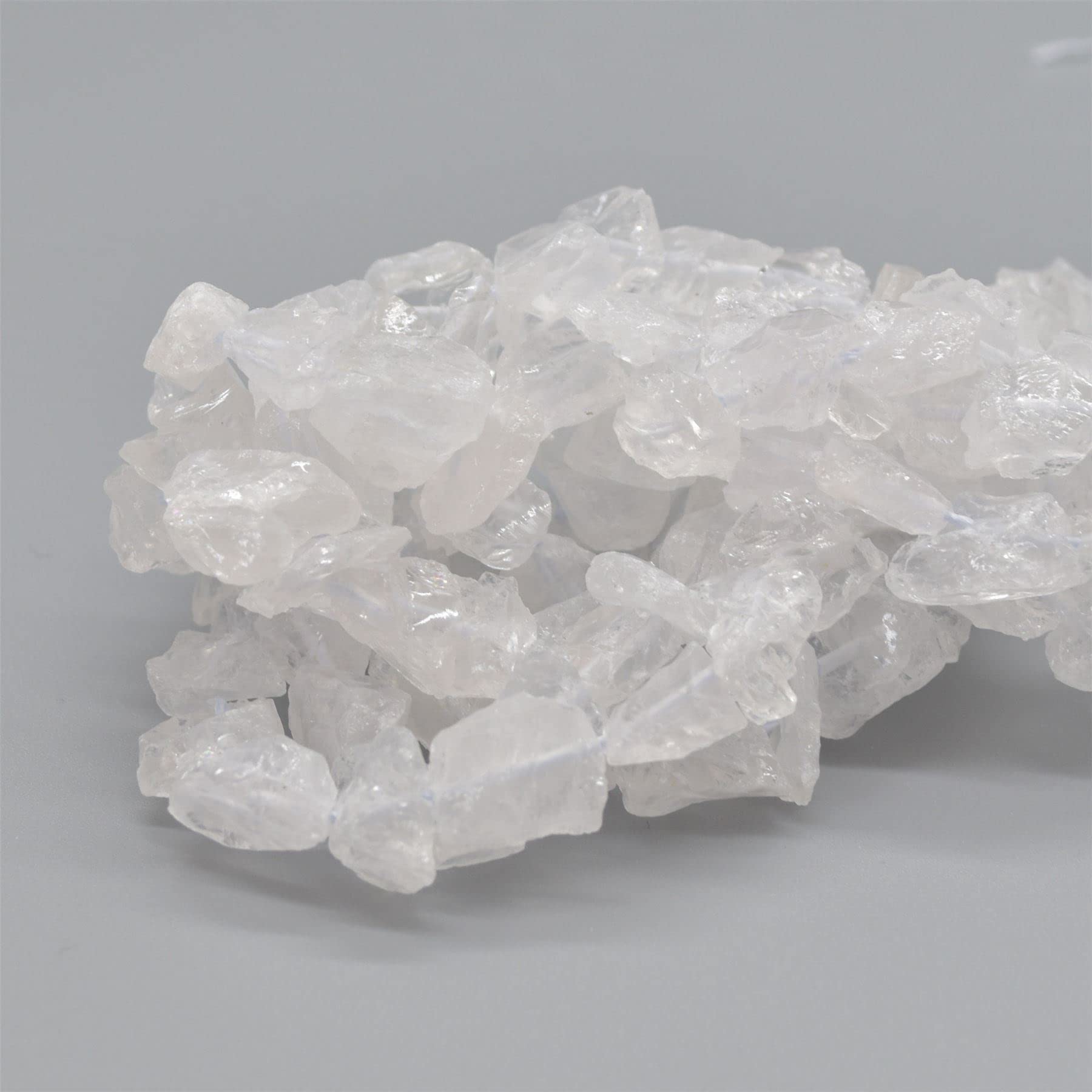 Rough Clear Quartz Gemstone Nugget Beads - 8mm - 10mm