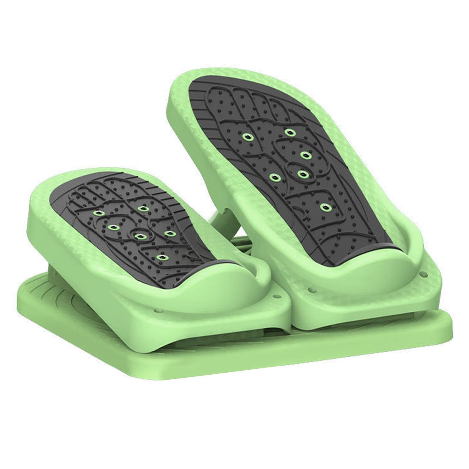 Mini Stepper Under Desk Exercise Pedal Seated Stepper Folding Pedal Non-slip Foot Stepper Massage Stepper/566 (Material: Green, Size : Blue)