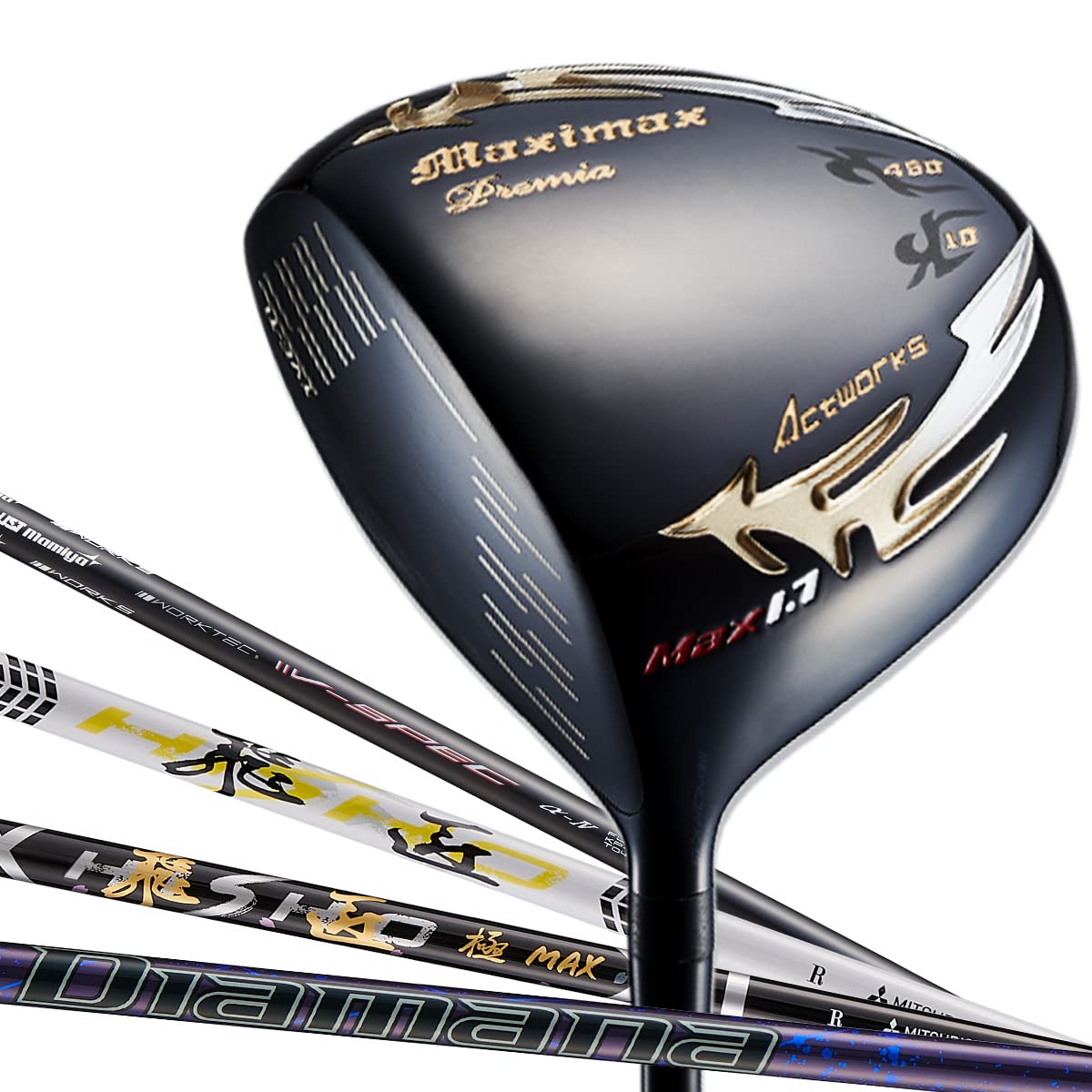 Amazon.co.jp: WORKS GOLF(ワークスゴルフ) 左用 超高反発ドライバー 